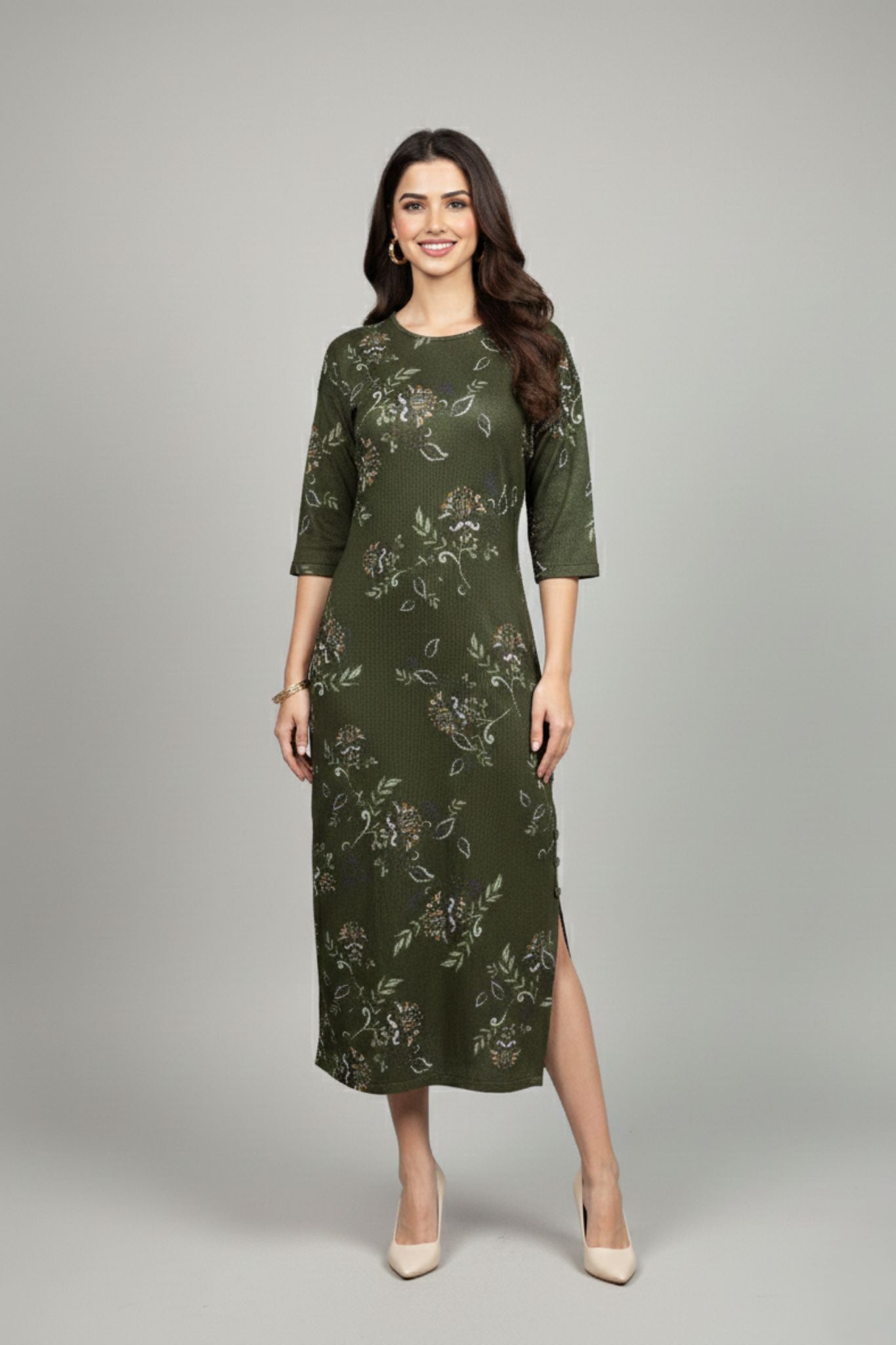 Tara’s Bloom Knit Midi Dress