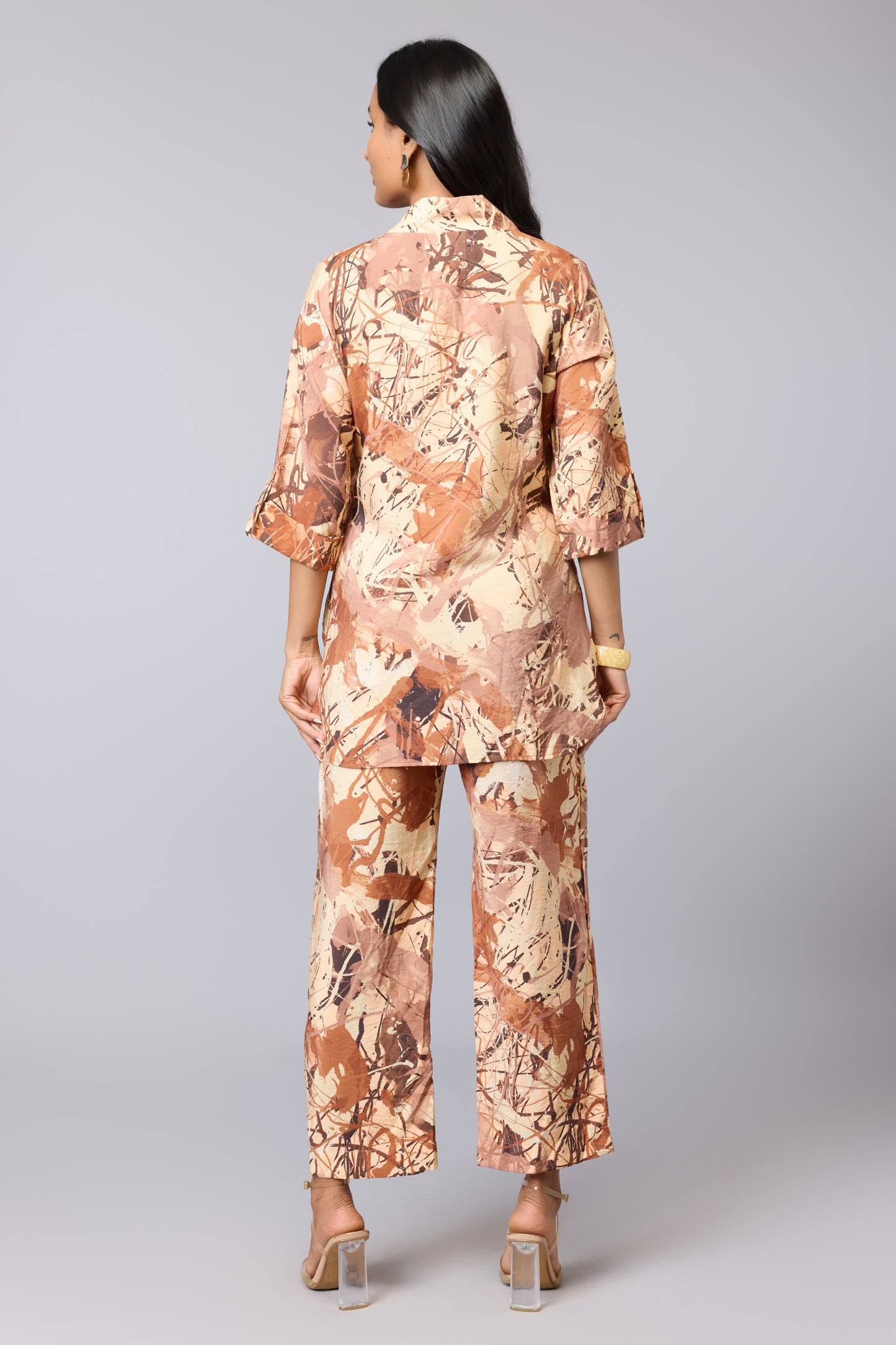 Rust Scribble Co-Ord Set
