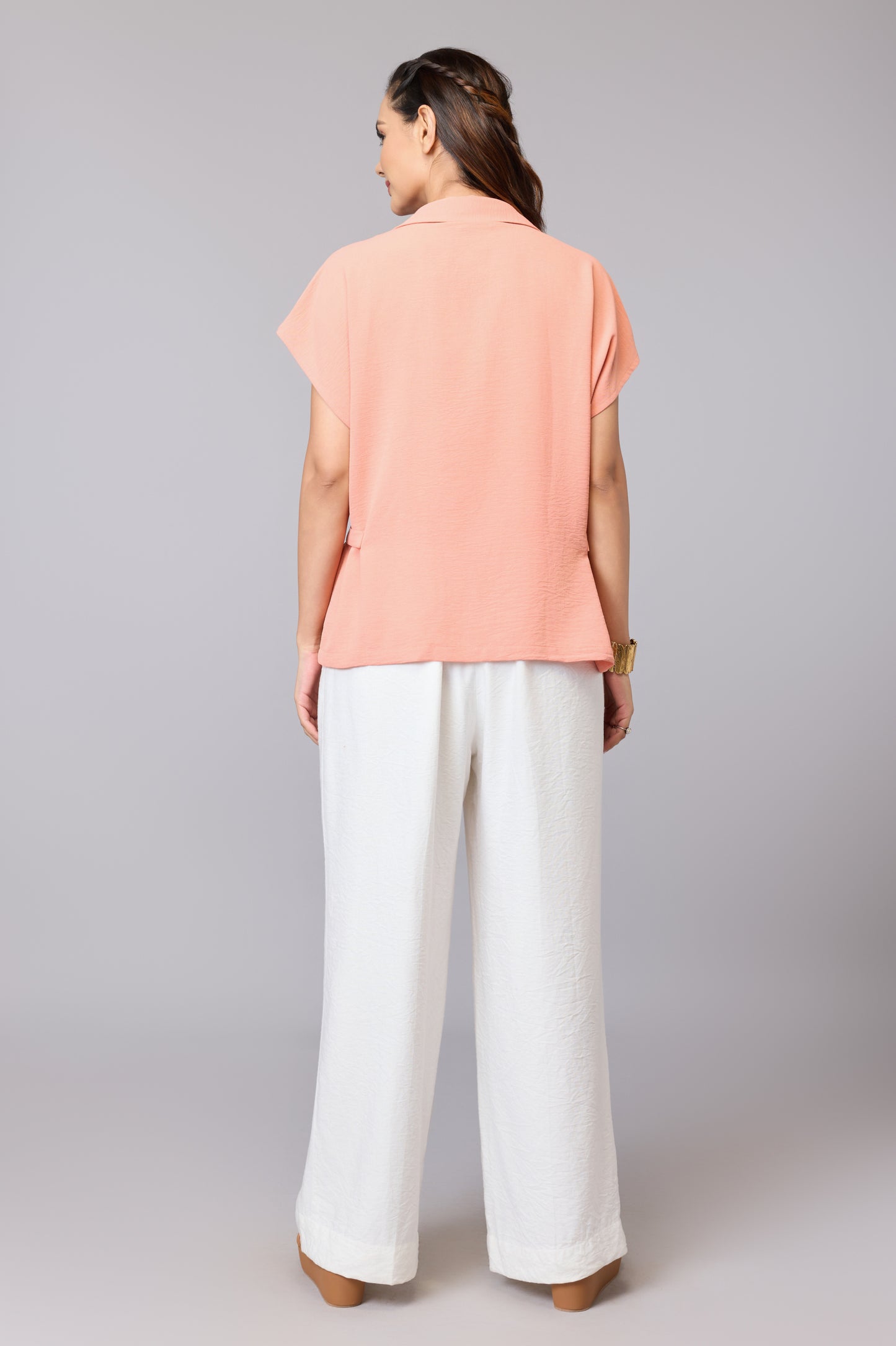 Aanya’s Peach Whisper Top