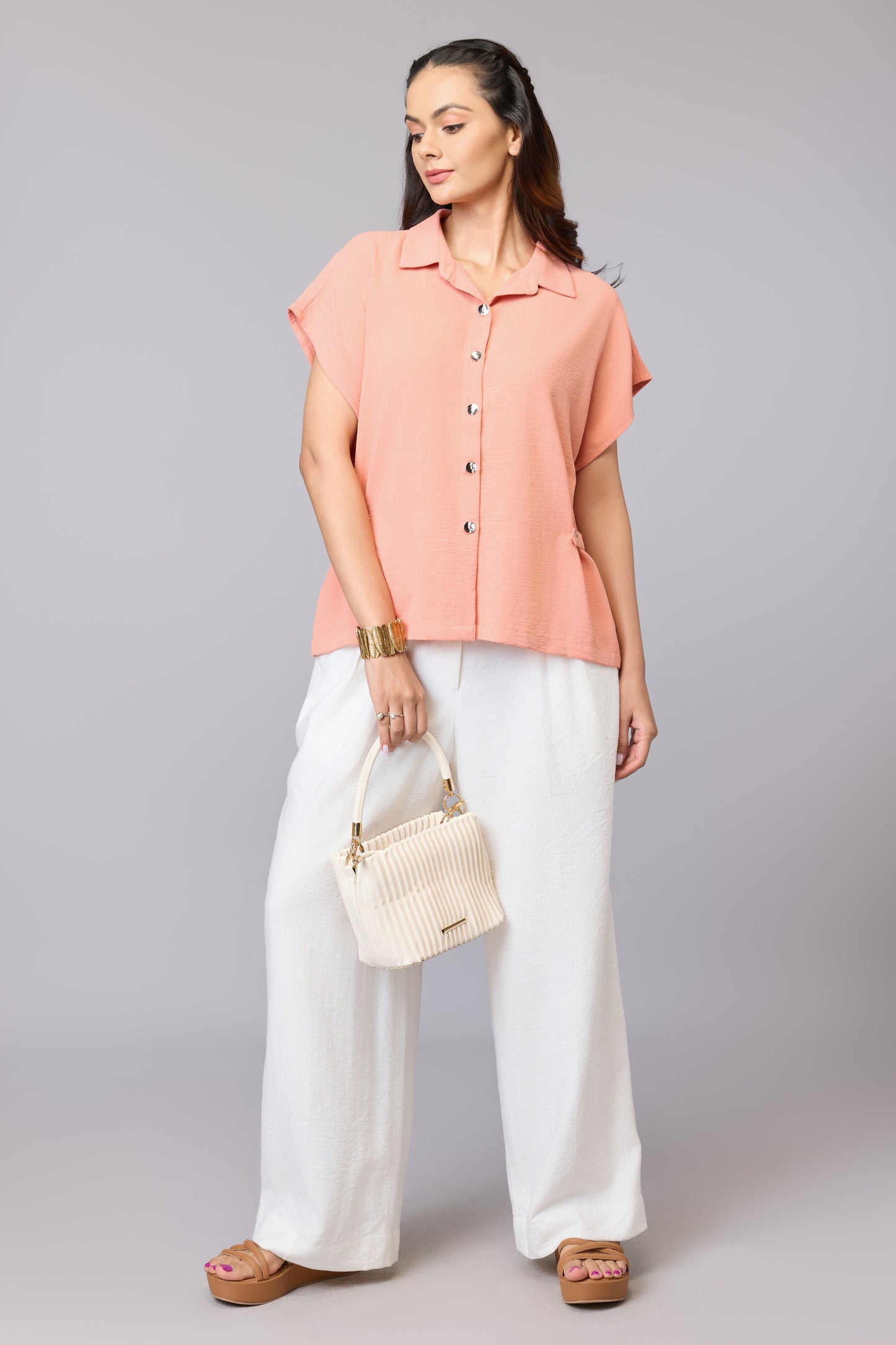 Aanya’s Peach Whisper Top