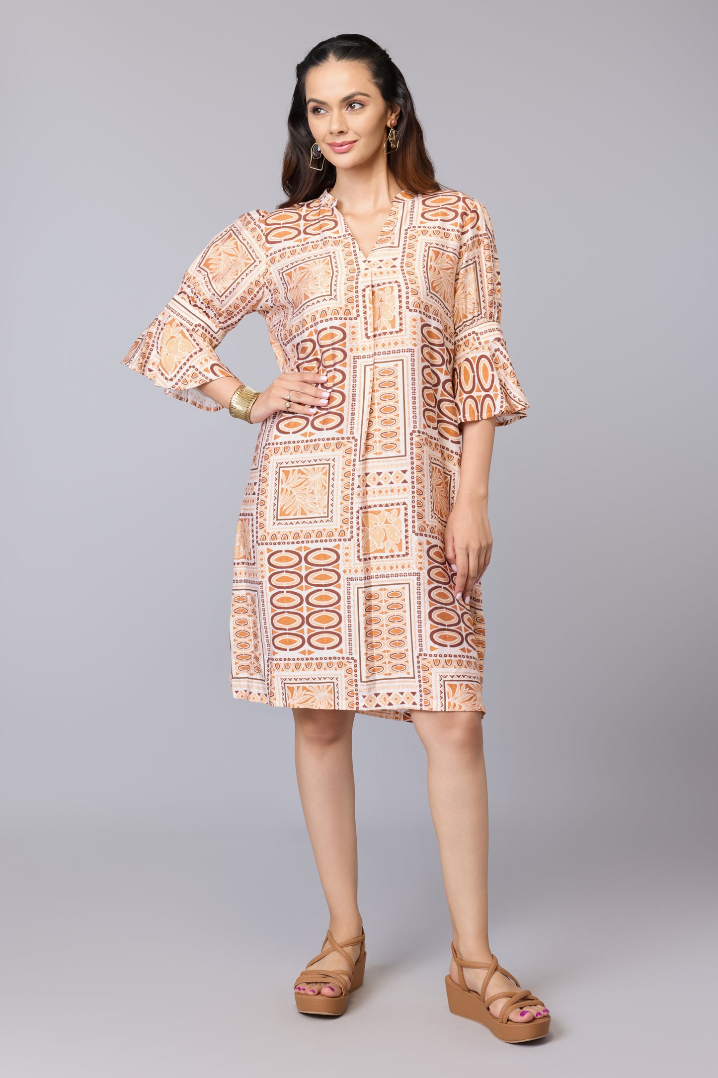 Sunlit Mosaic Dress