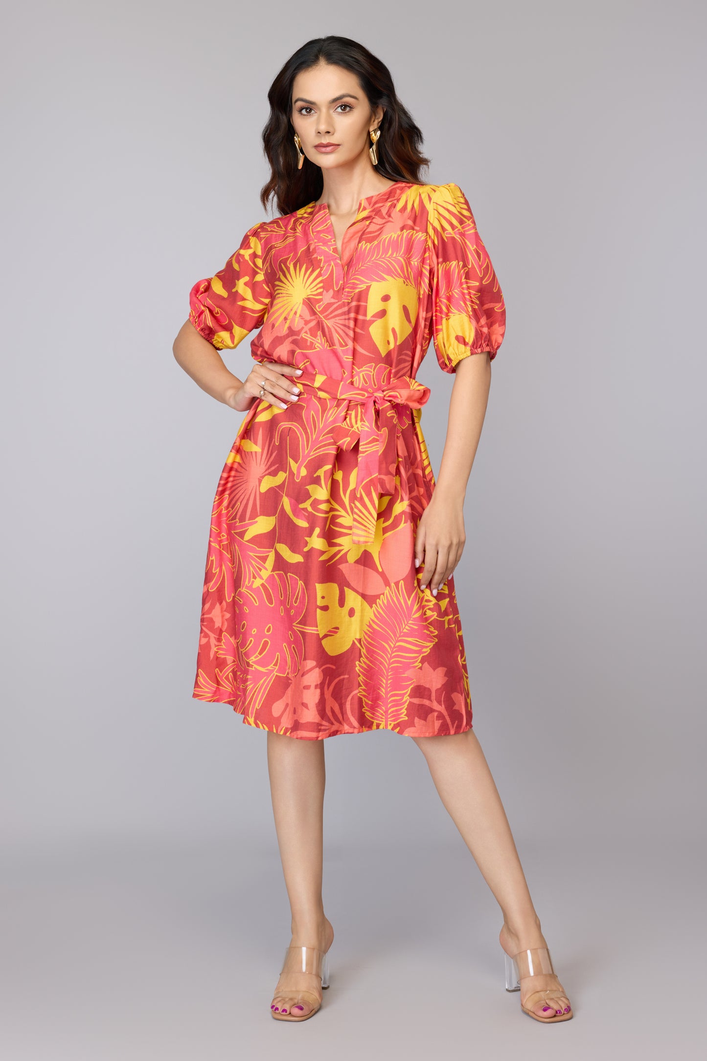 Ira’s Sunset Palm Dress