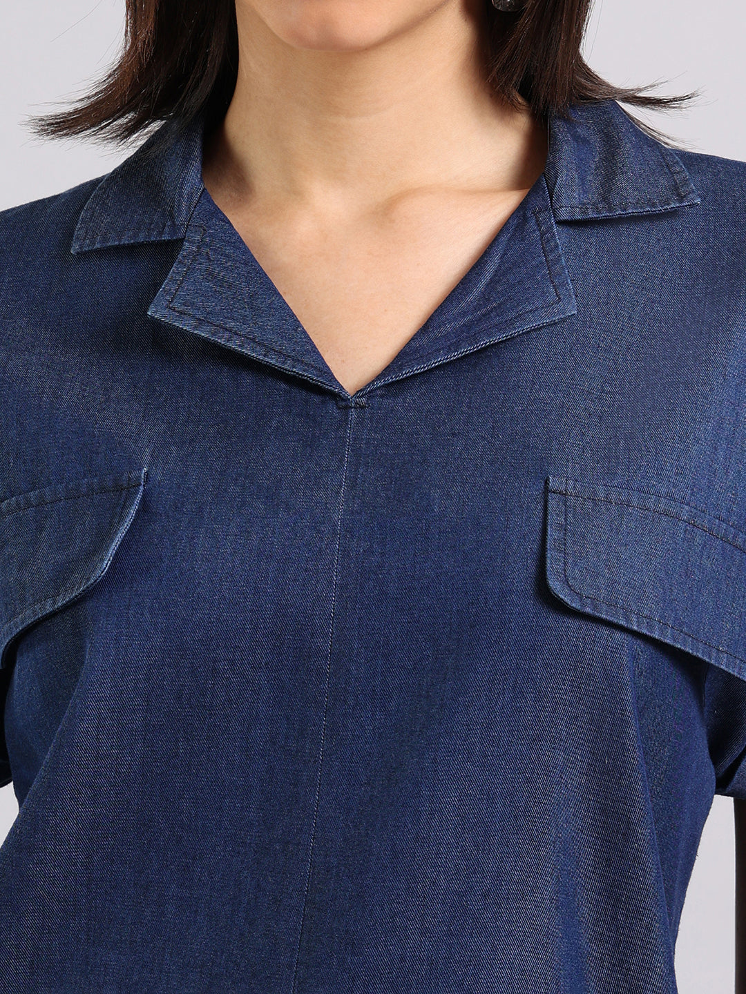 Casual Cool Lyocell Denim Top