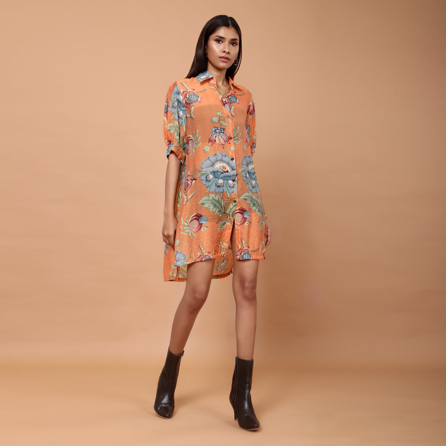 Sunset Bloom Long Tunic
