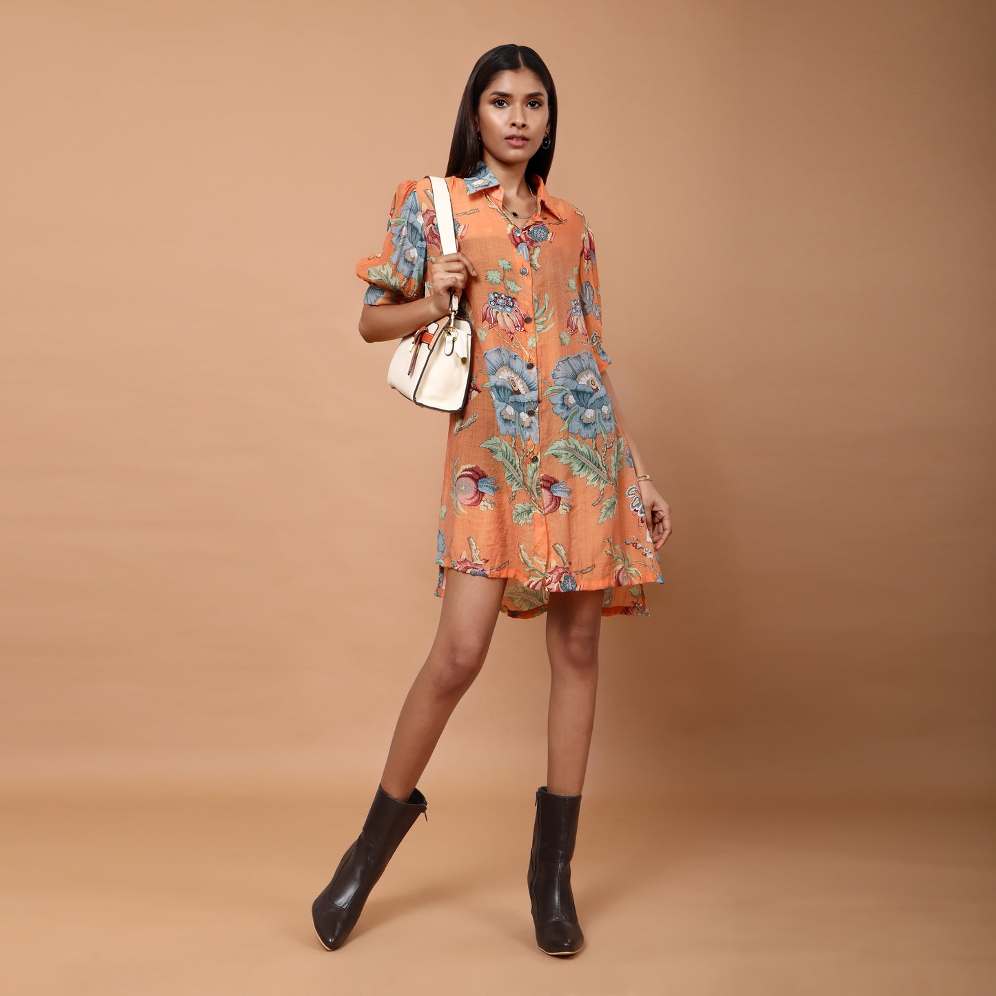 Sunset Bloom Long Tunic