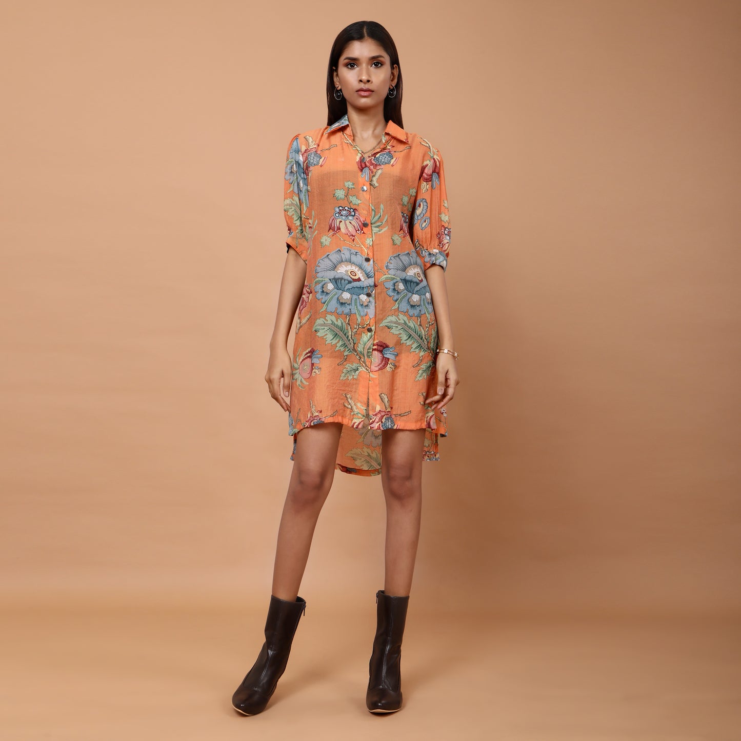 Sunset Bloom Long Tunic