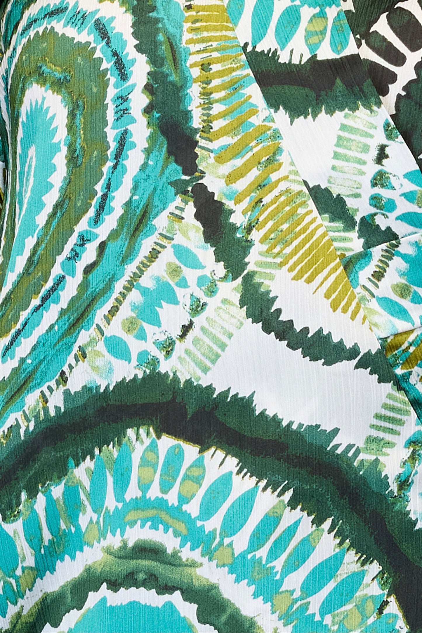 Eva Green Swirl Print Top