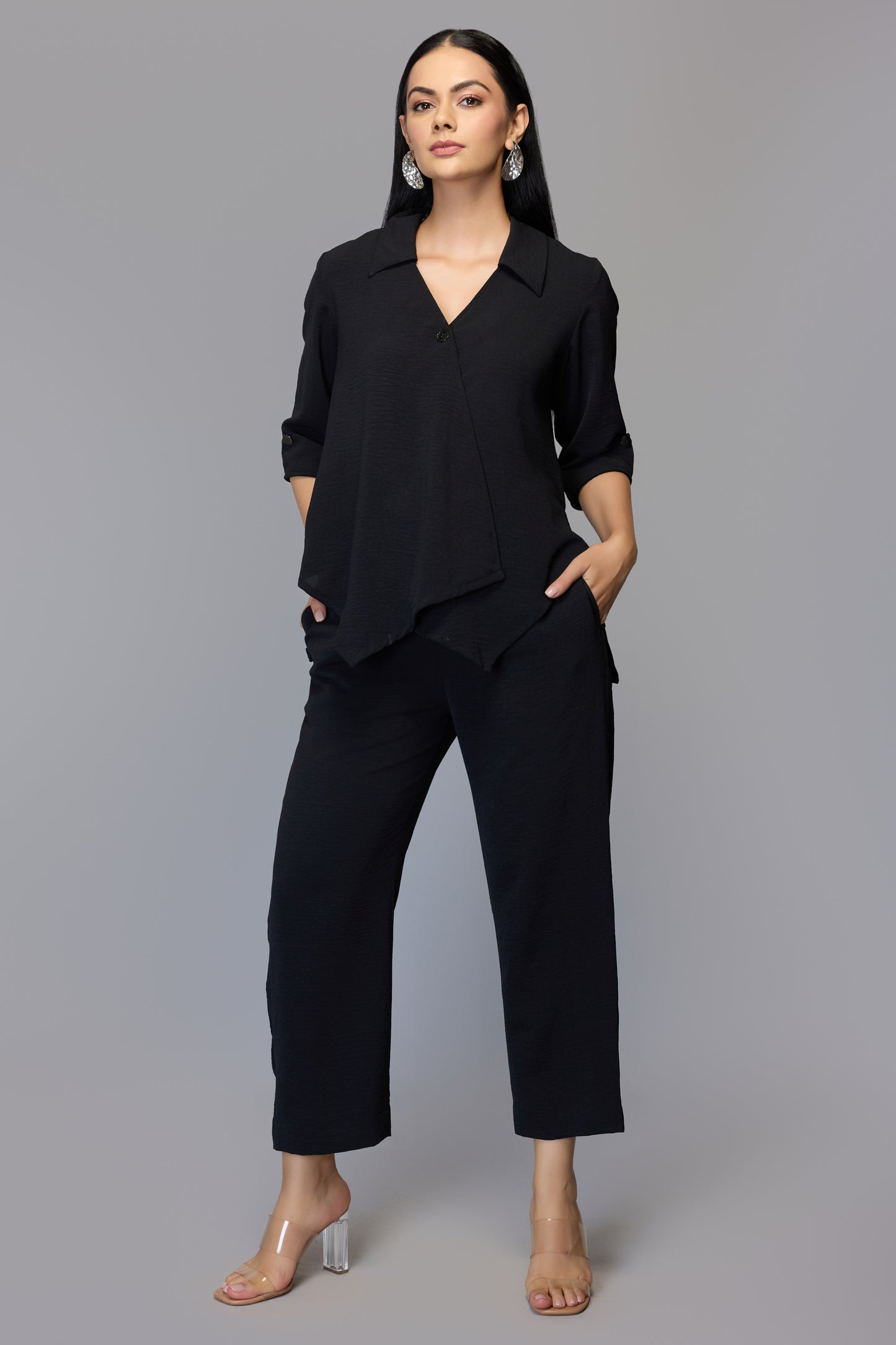 Black Whisper Co-Ord Set