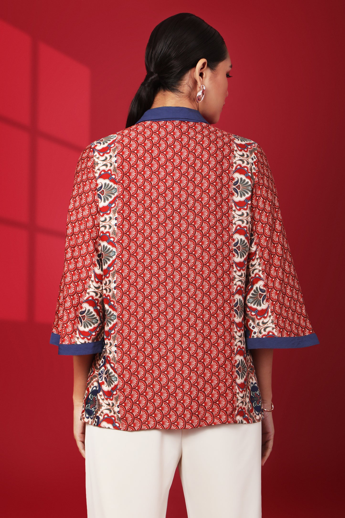 Ira fusion printed top