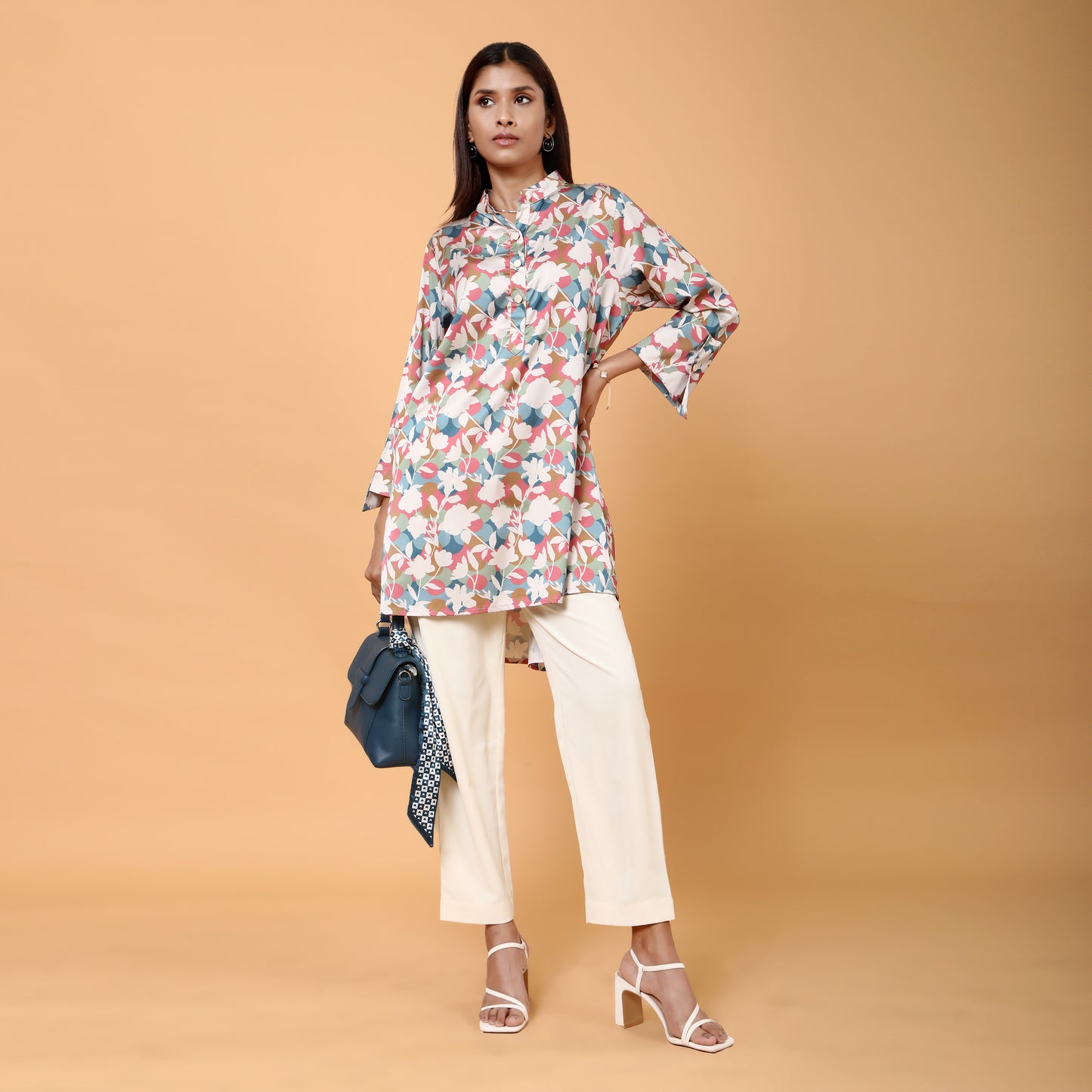 Yasmin floral printed tunic