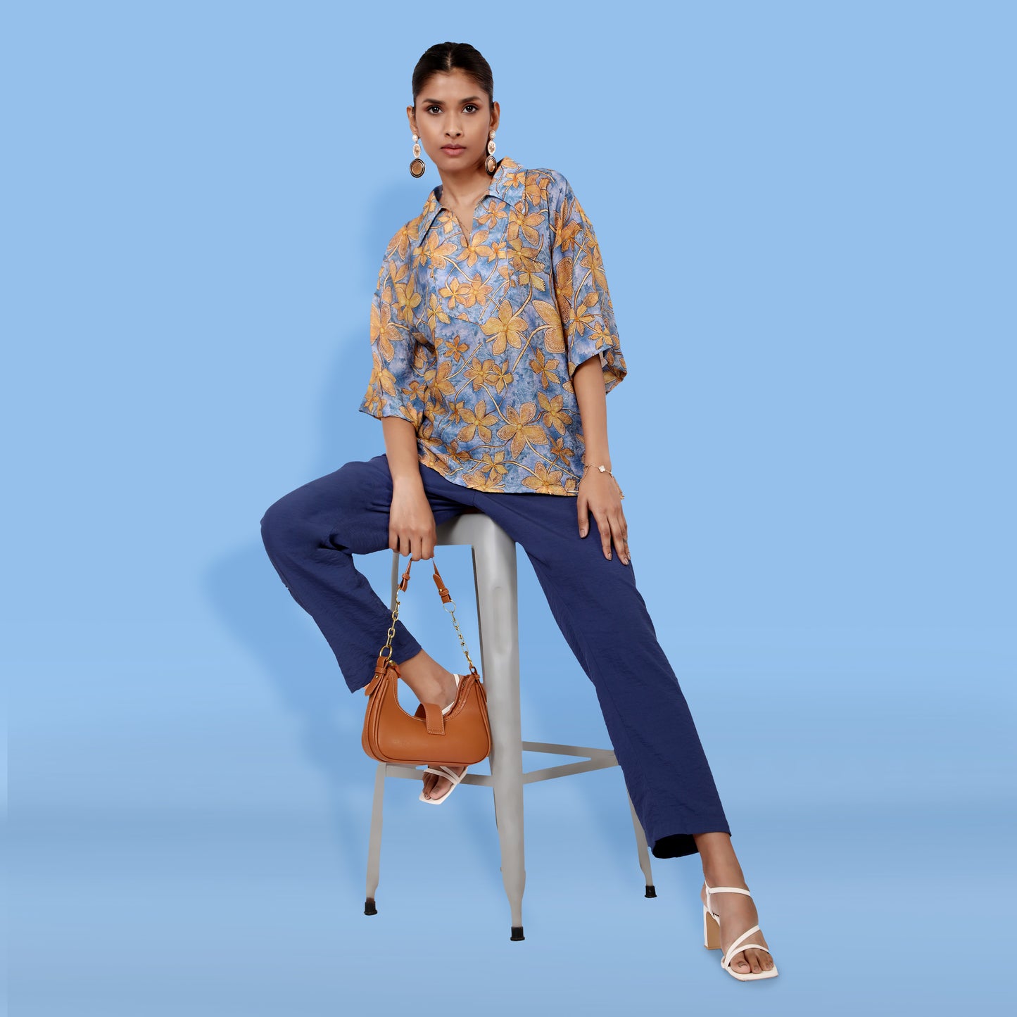 Inaya floral printed top
