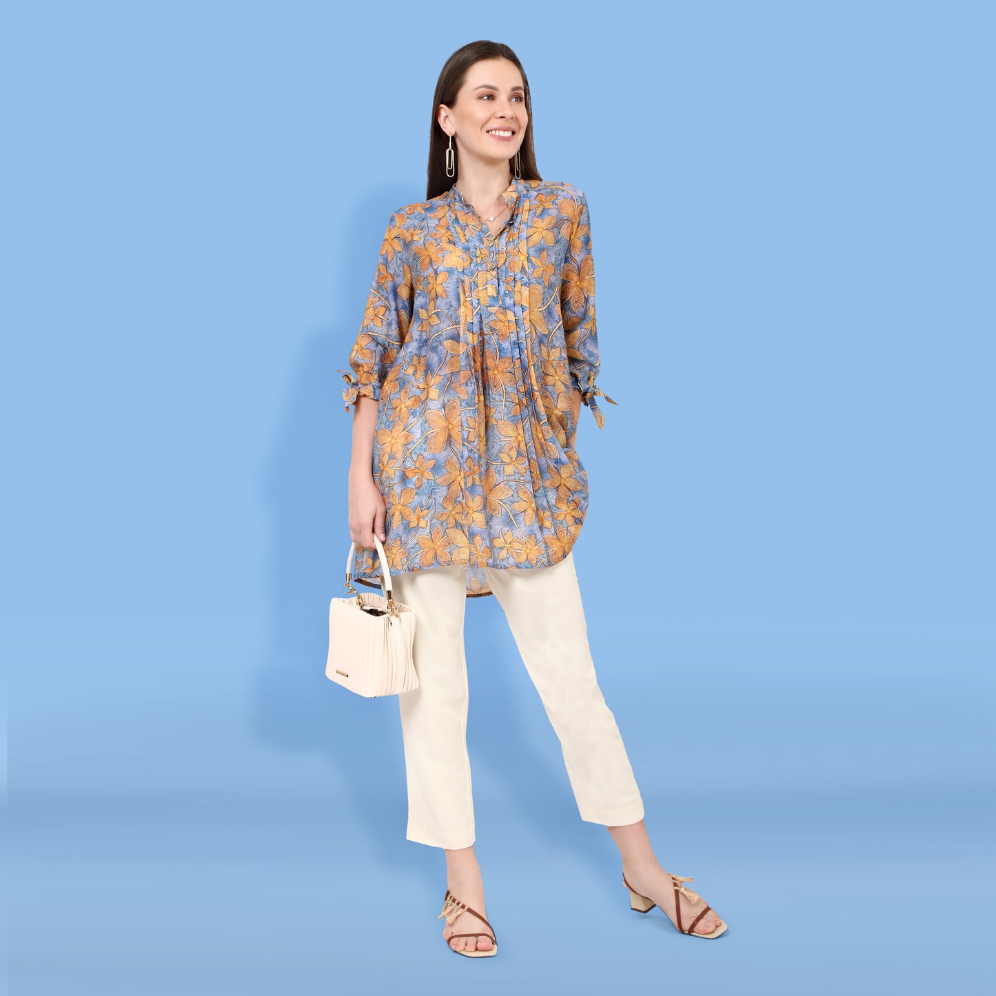 Tiara pleated tunic