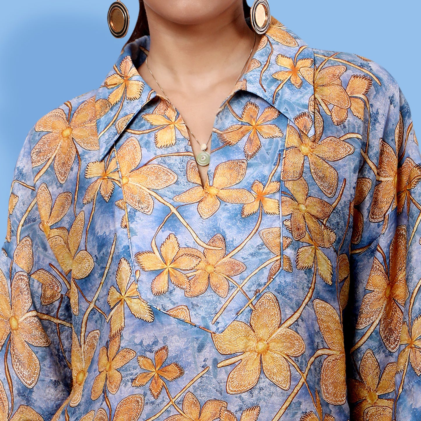 Inaya floral printed top