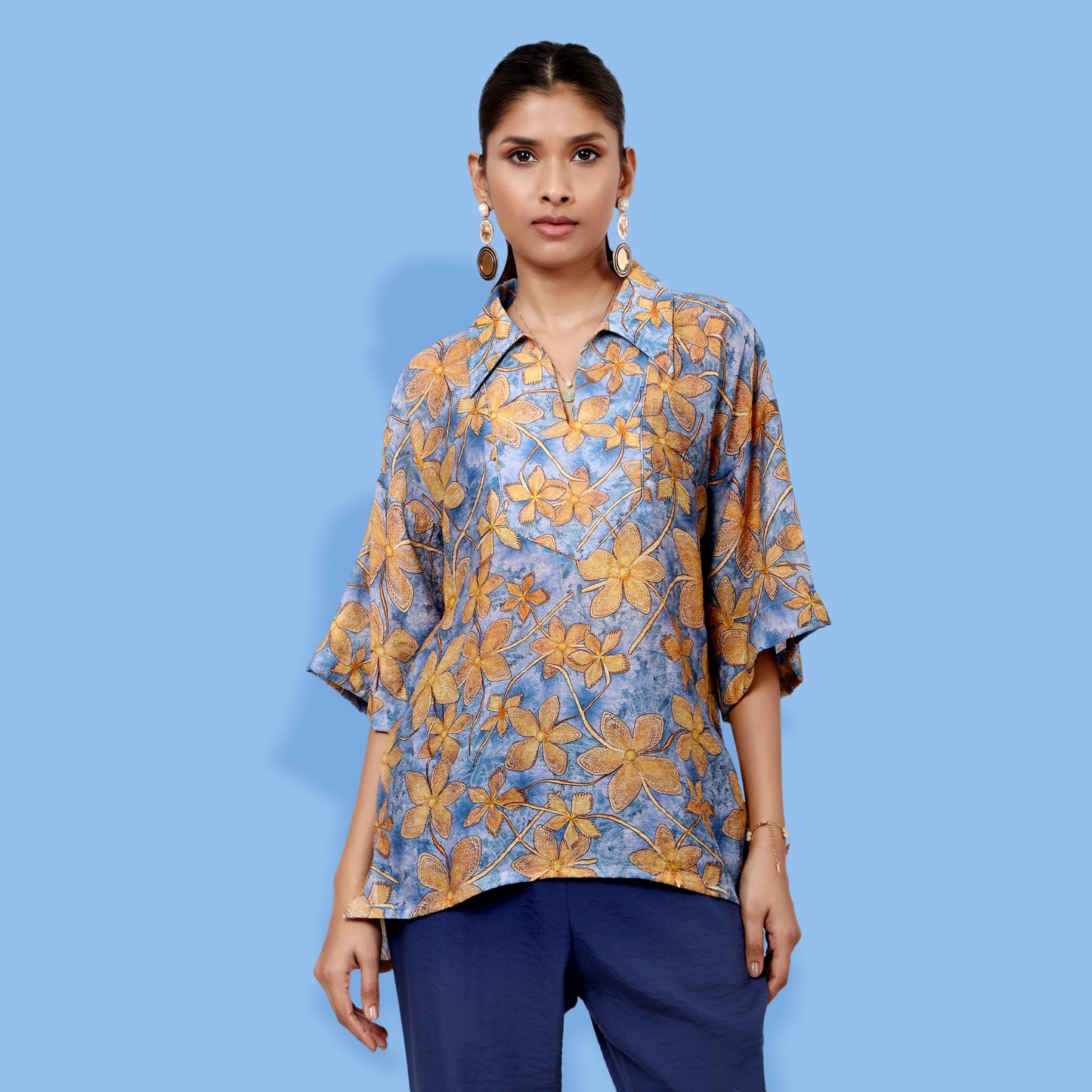 Inaya floral printed top