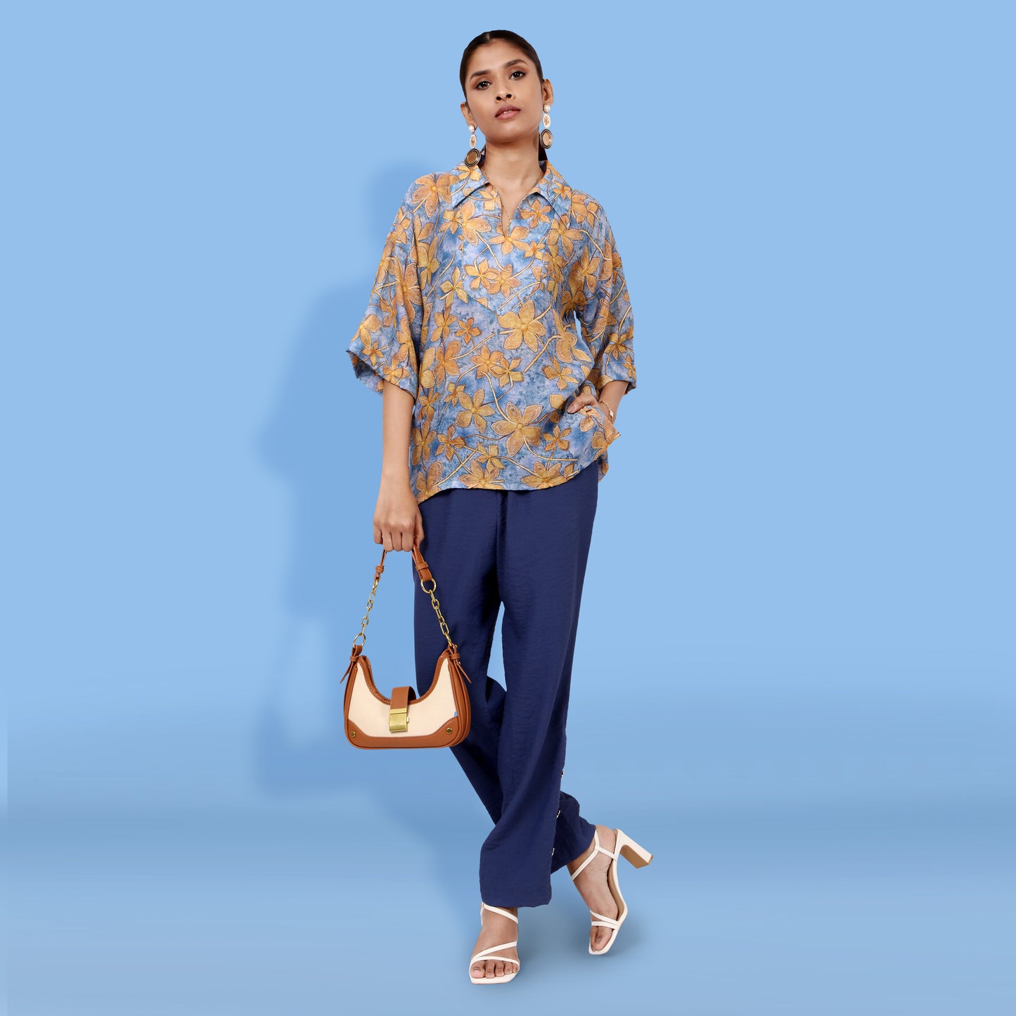 Inaya floral printed top