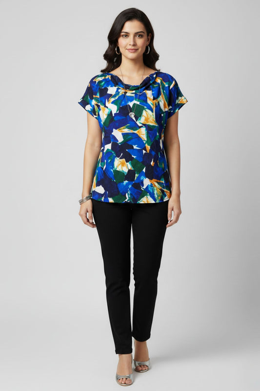 Ocean Pop Art Print Top