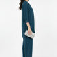 Modern Minimal Co-Ord Set - Teal | Polyester