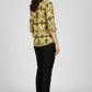 Green Ikat Print Shirt Top
