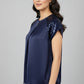 Blue Sequin Party Wear Top