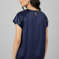 Blue Sequin Party Wear Top