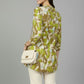 Green Brushstroke Print Tunic