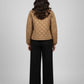 Cocoa Quilted High-Neck Short Jacket