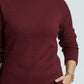 Meera Maroon Turtleneck Top