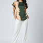 Modern Abstract Print Top - Multi | Polyester