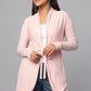 Versatile Belted Knitwear - Pink