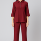 Anaya Burgundy Chic Co-ord