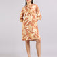 Tropical Sand Long Shirt Dress