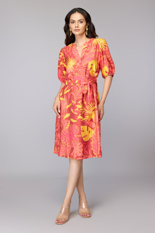 Ira’s Sunset Palm Dress