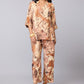 Rust Scribble Co-Ord Set