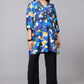 Blue Brushstroke Art Tunic