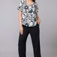 Botanic Noir Tie-Up Top