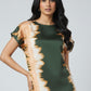 Modern Abstract Print Top - Multi | Polyester