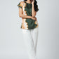 Modern Abstract Print Top - Multi | Polyester