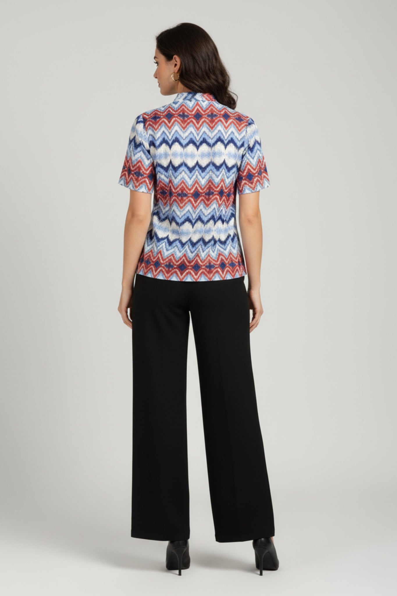 Mandarin Vibe Short Sleeve Top