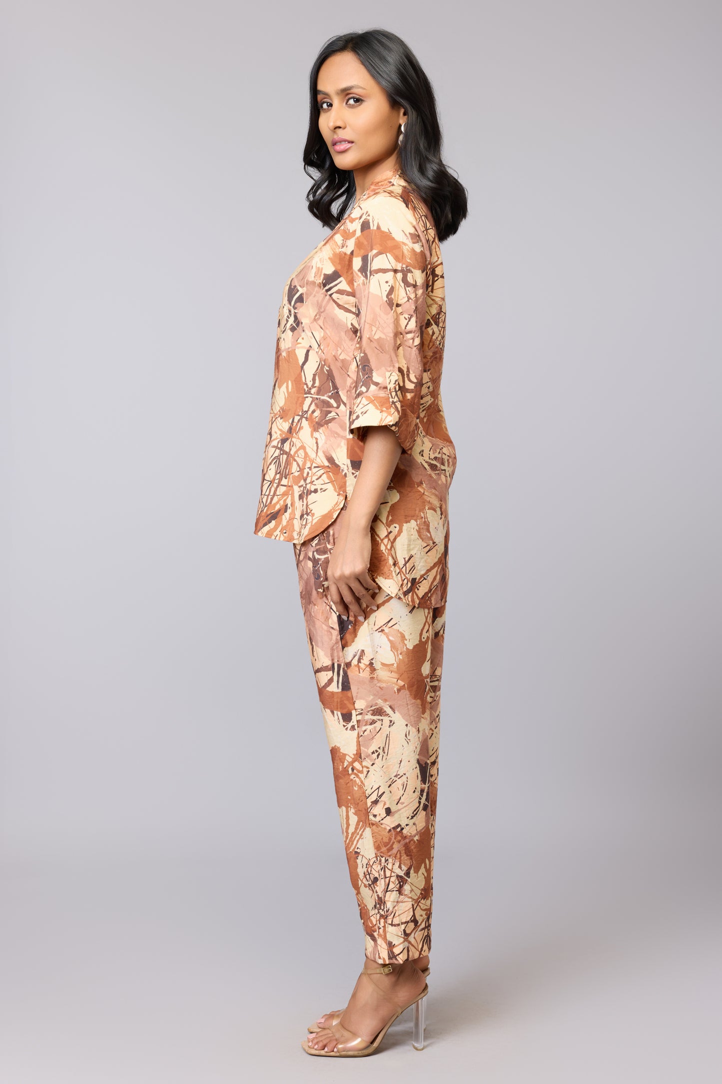 Rust Scribble Co-Ord Set
