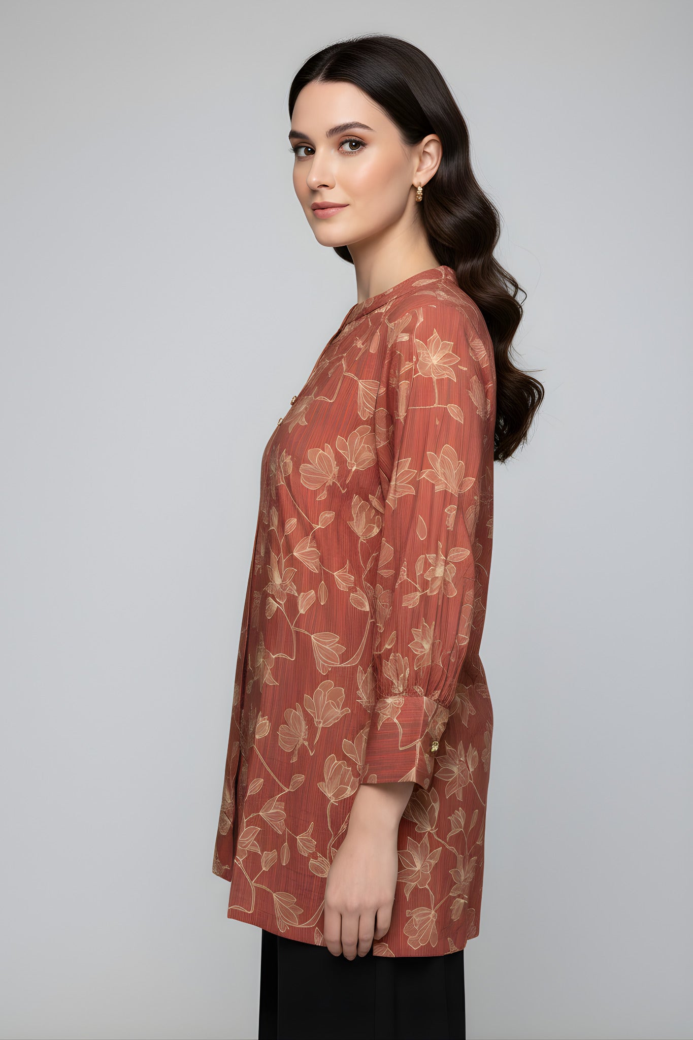 Rust Reverie Tunic Top