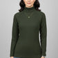 Green Slim Fit Casual Top