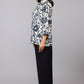 Monochrome Floral Shirt Top