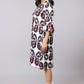 Inky Ikat Elegance Dress