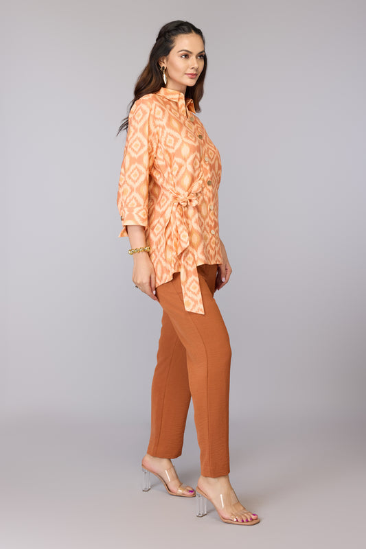 Sana’s Sunset Wrap Tunic