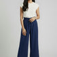 Smart Casual Trousers - Navy | Polyester
