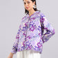 Tropical Floral Print Button-Down Shirt
