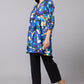 Blue Brushstroke Art Tunic