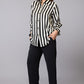 Monochrome Stripe Chic Shirt