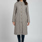 Pink Checked Longline Jacket