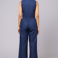 Zoya Blue Lyocell Denim Co-ord Set